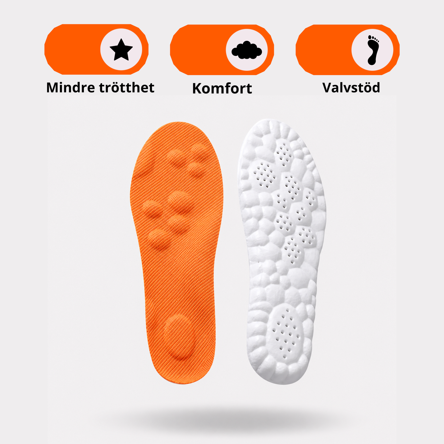 Feeto Comfort — Komfortsula för långa arbetsdagar